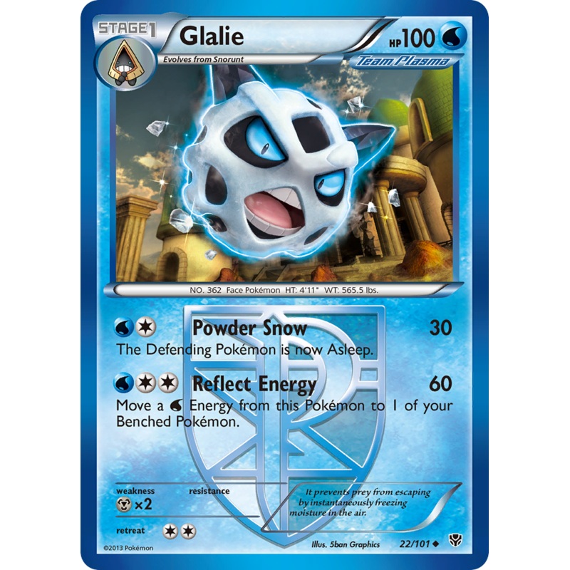 Glalie (22/101) [Black & White: Plasma Blast]