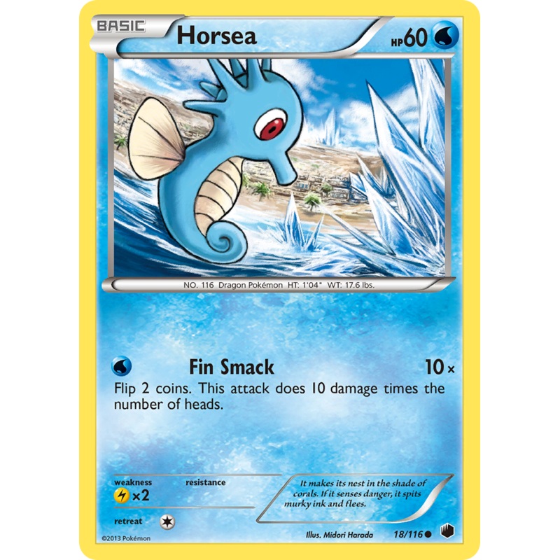 Horsea (18/116) [Black & White: Plasma Freeze]