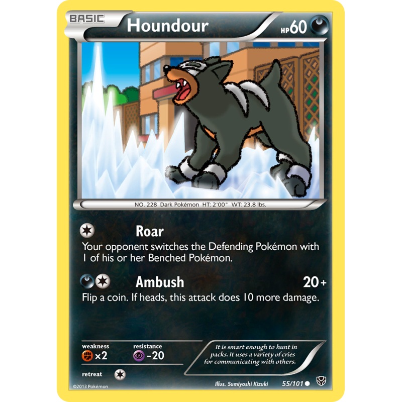 Houndour (55/101) [Black & White: Plasma Blast]