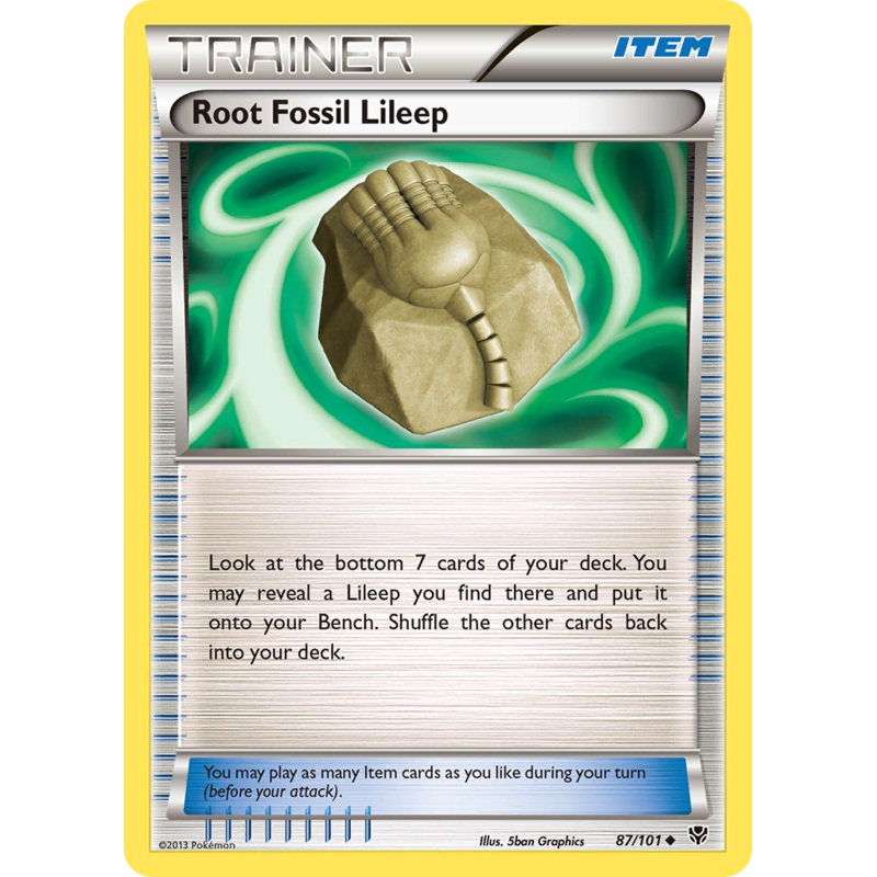 Root Fossil Lileep (87/101) [Black & White: Plasma Blast]