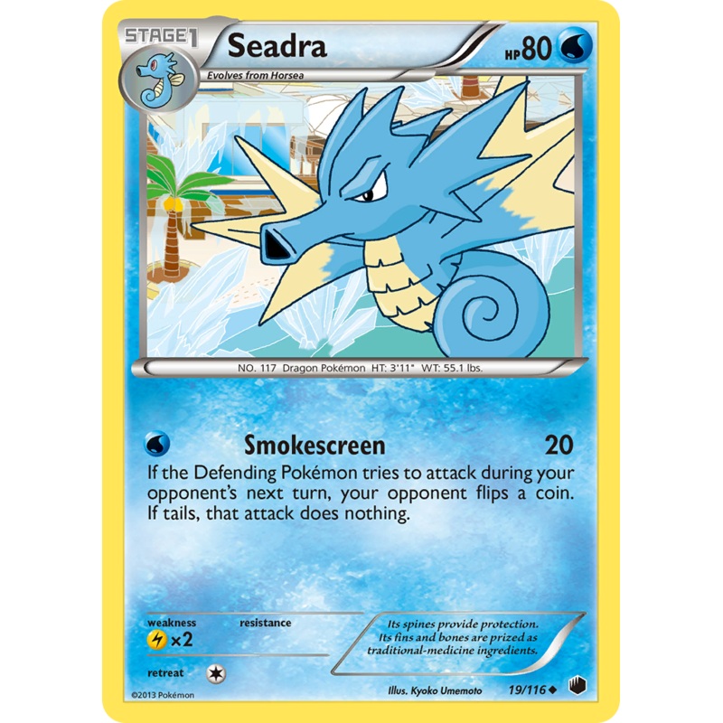 Seadra (19/116) [Black & White: Plasma Freeze]