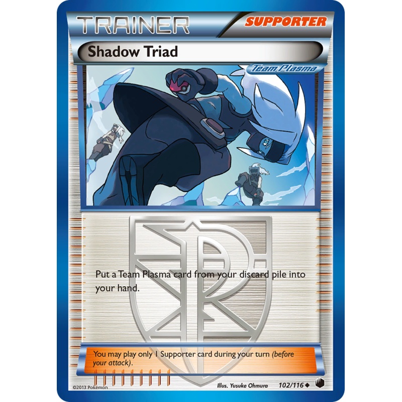 Shadow Triad (102/116) [Black & White: Plasma Freeze]