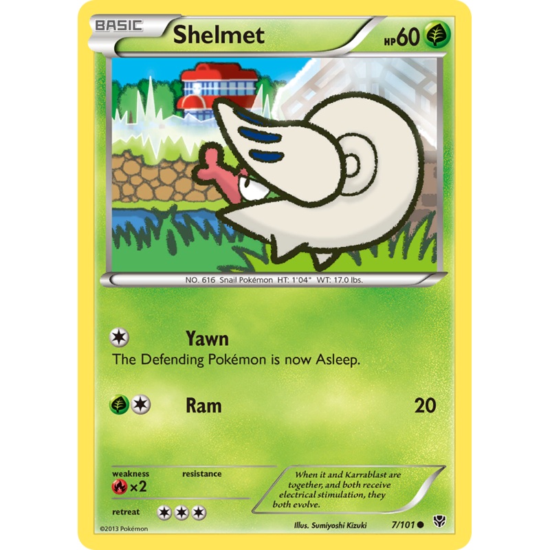 Shelmet (7/101) [Black & White: Plasma Blast]