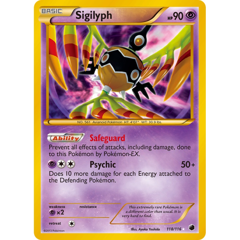 Sigilyph (118/116) [Black & White: Plasma Freeze]