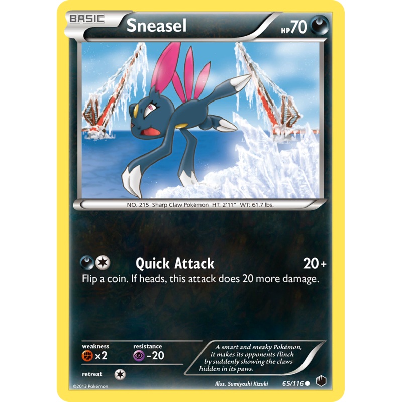 Sneasel (65/116) [Black & White: Plasma Freeze]