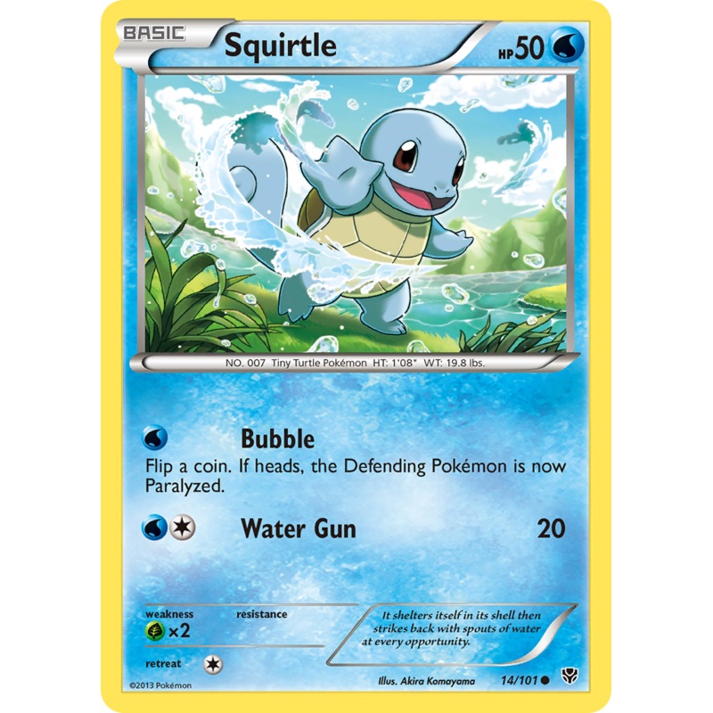 Squirtle (14/101) [Black & White: Plasma Blast]