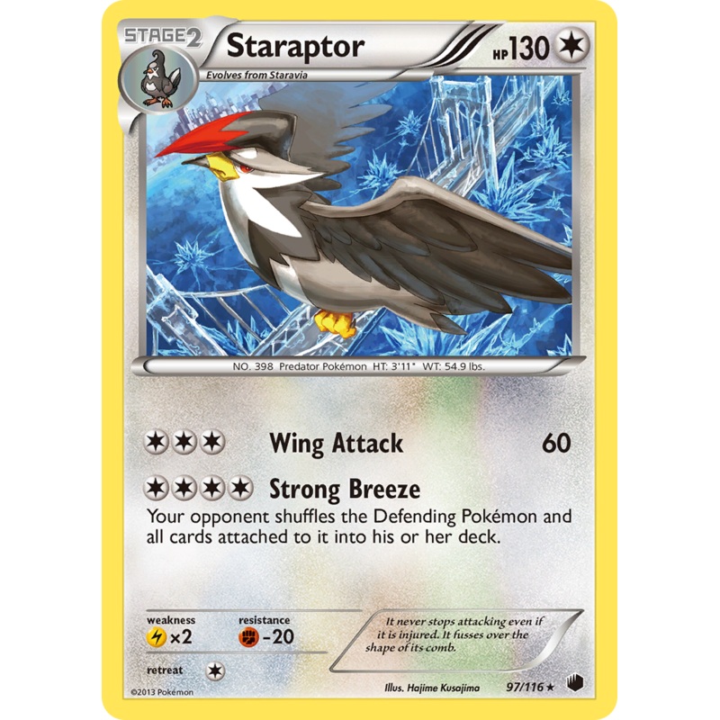 Staraptor (97/116) [Black & White: Plasma Freeze]