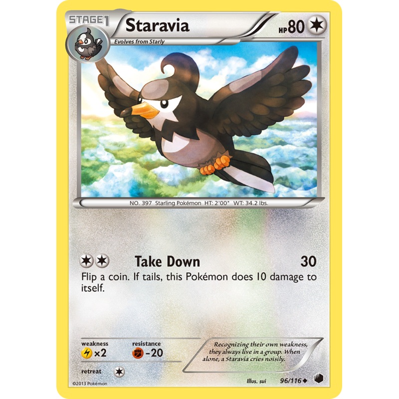 Staravia (96/116) [Black & White: Plasma Freeze]