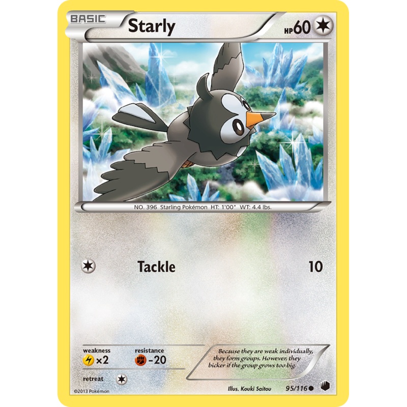 Starly (95/116) [Black & White: Plasma Freeze]