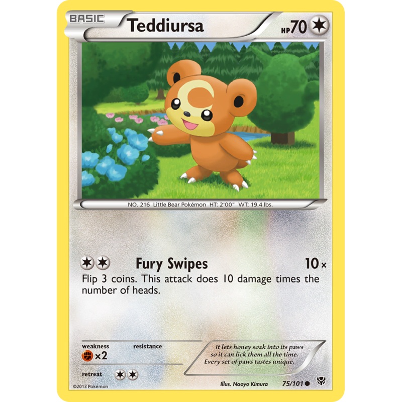 Teddiursa (75/101) [Black & White: Plasma Blast]