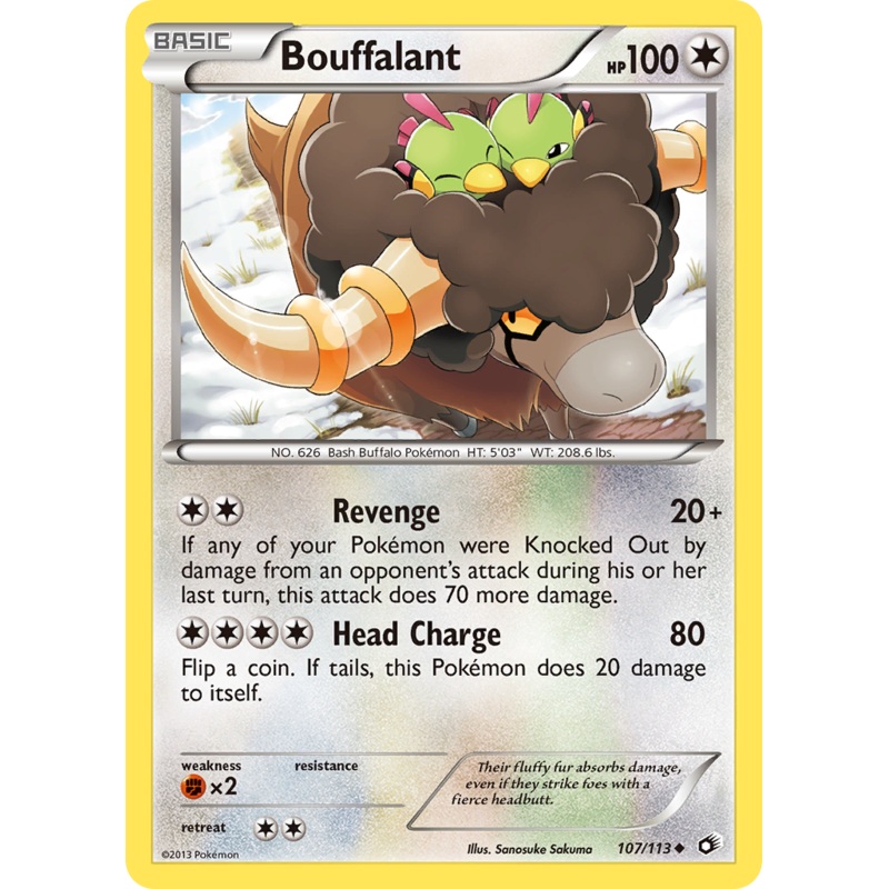 Bouffalant (107/113) [Black & White: Legendary Treasures]