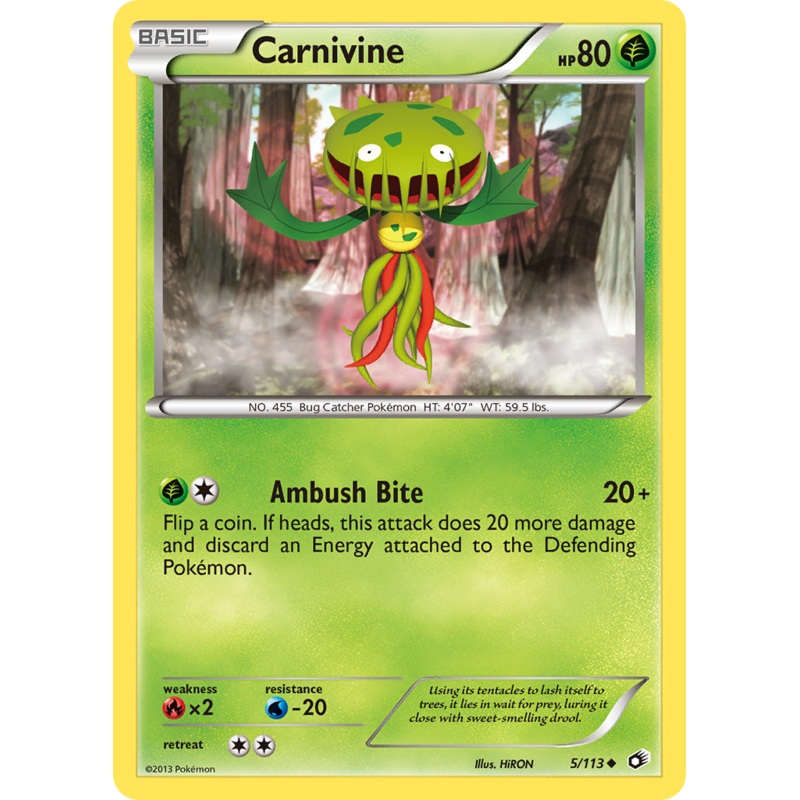 Carnivine (5/113) [Black & White: Legendary Treasures]