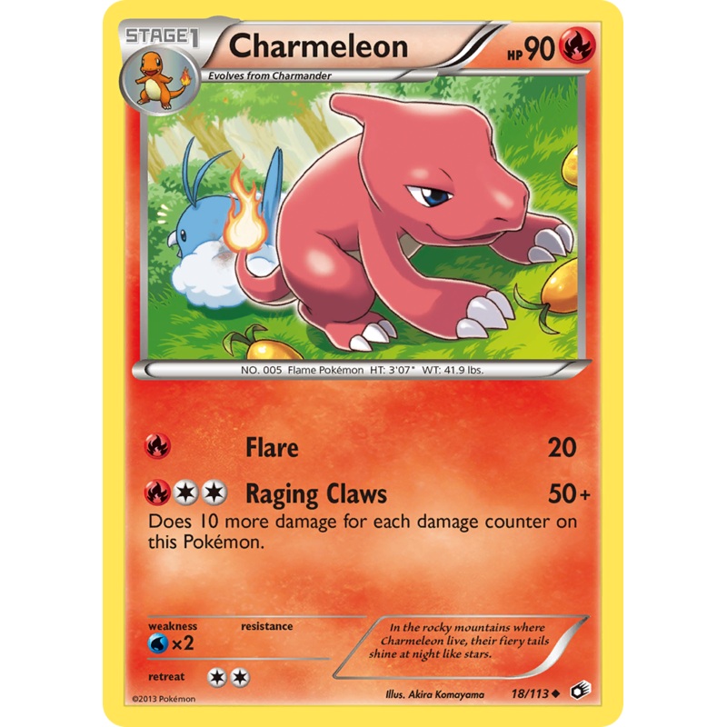 Charmeleon (18/113) [Black & White: Legendary Treasures]