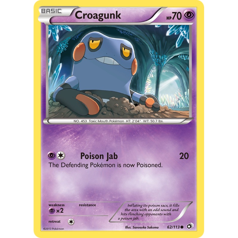 Croagunk (62/113) [Black & White: Legendary Treasures]