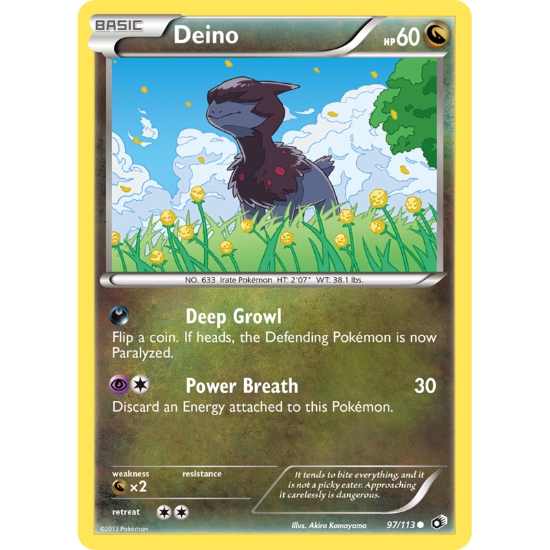 Deino (97/113) [Black & White: Legendary Treasures]