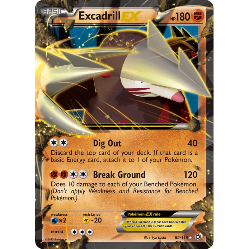 Excadrill EX (82/113) [Black & White: Legendary Treasures]