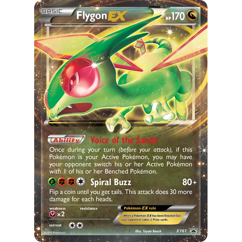Flygon EX (XY61) [XY: Black Star Promos]