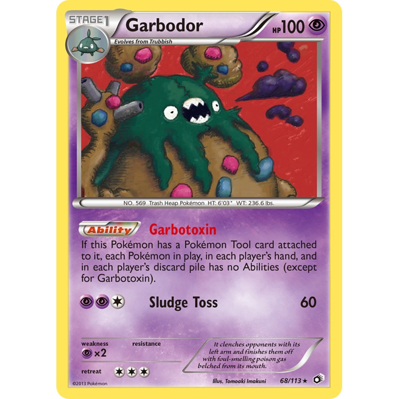 Garbodor (68/113) [Black & White: Legendary Treasures]