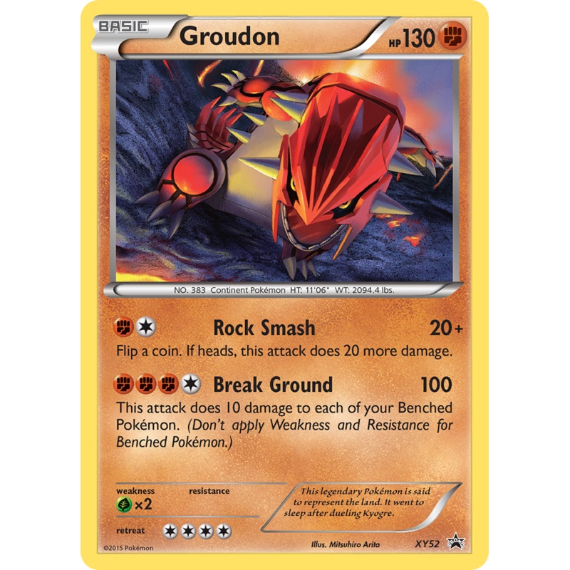 Groudon (XY52) [XY: Black Star Promos]