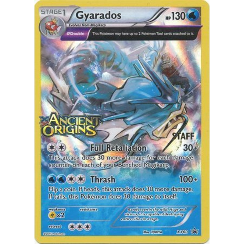 Gyarados (XY60) (Staff) [XY: Black Star Promos]