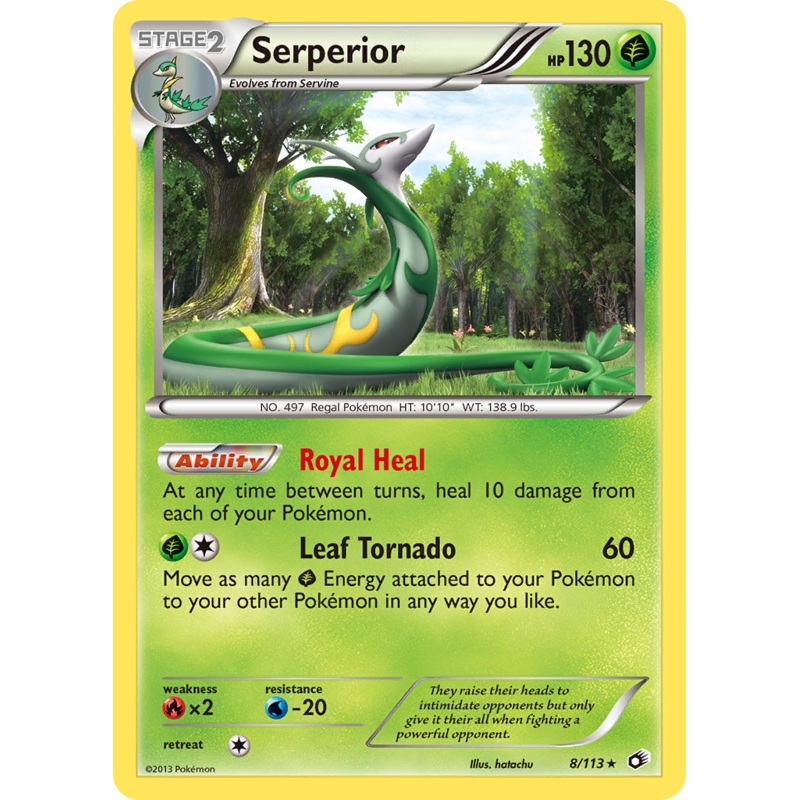 Serperior (8/113) [Black & White: Legendary Treasures]
