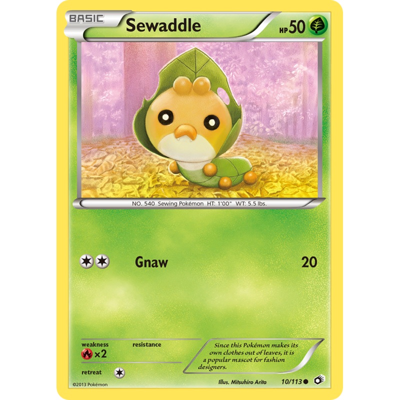 Sewaddle (10/113) [Black & White: Legendary Treasures]