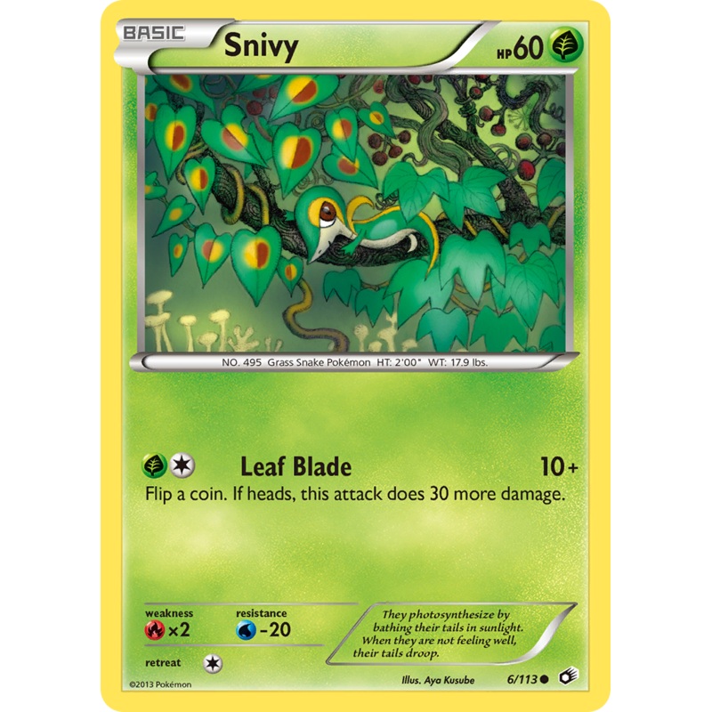 Snivy (6/113) [Black & White: Legendary Treasures]