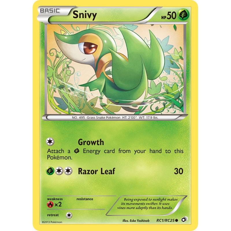 Snivy (RC1/RC25) [Black & White: Legendary Treasures]