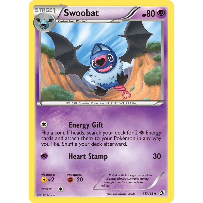 Swoobat (65/113) [Black & White: Legendary Treasures]