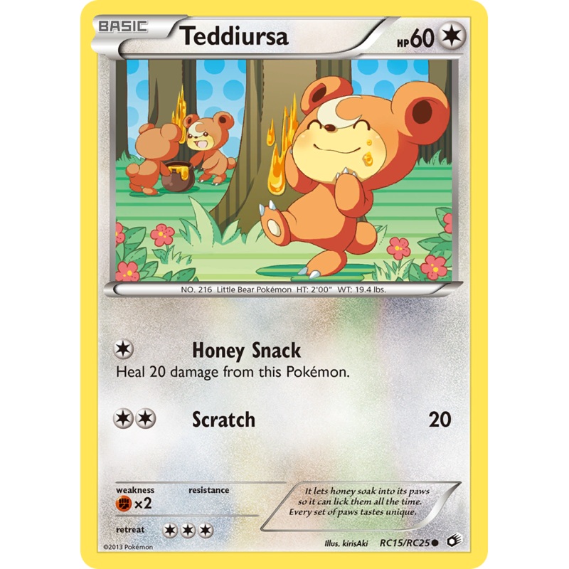 Teddiursa (RC15/RC25) [Black & White: Legendary Treasures]