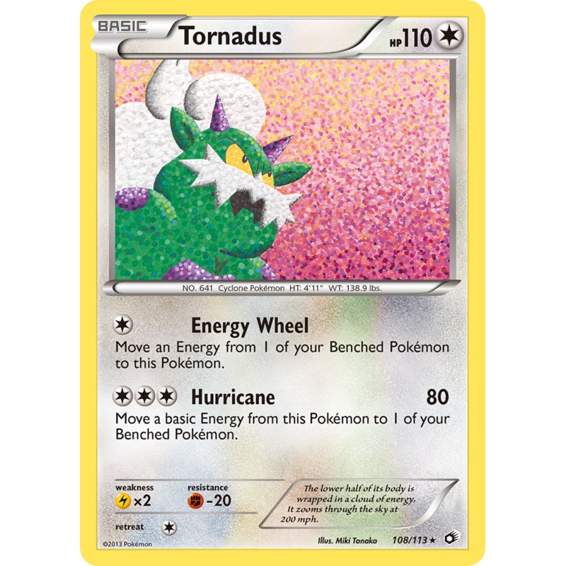 Tornadus (108/113) [Black & White: Legendary Treasures]