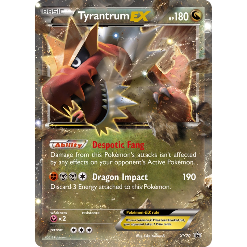 Tyrantrum EX (XY70) [XY: Black Star Promos]