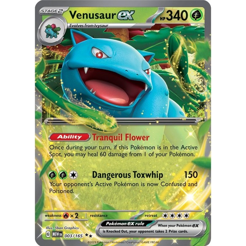Venusaur ex (003/165) [Scarlet & Violet 151]