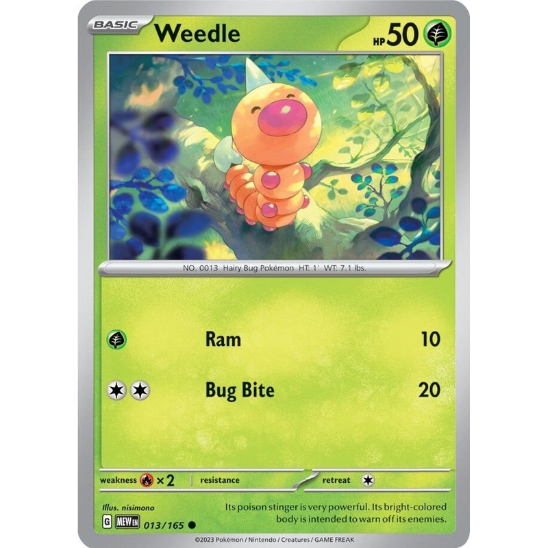 Weedle (013/165) [Scarlet & Violet 151]