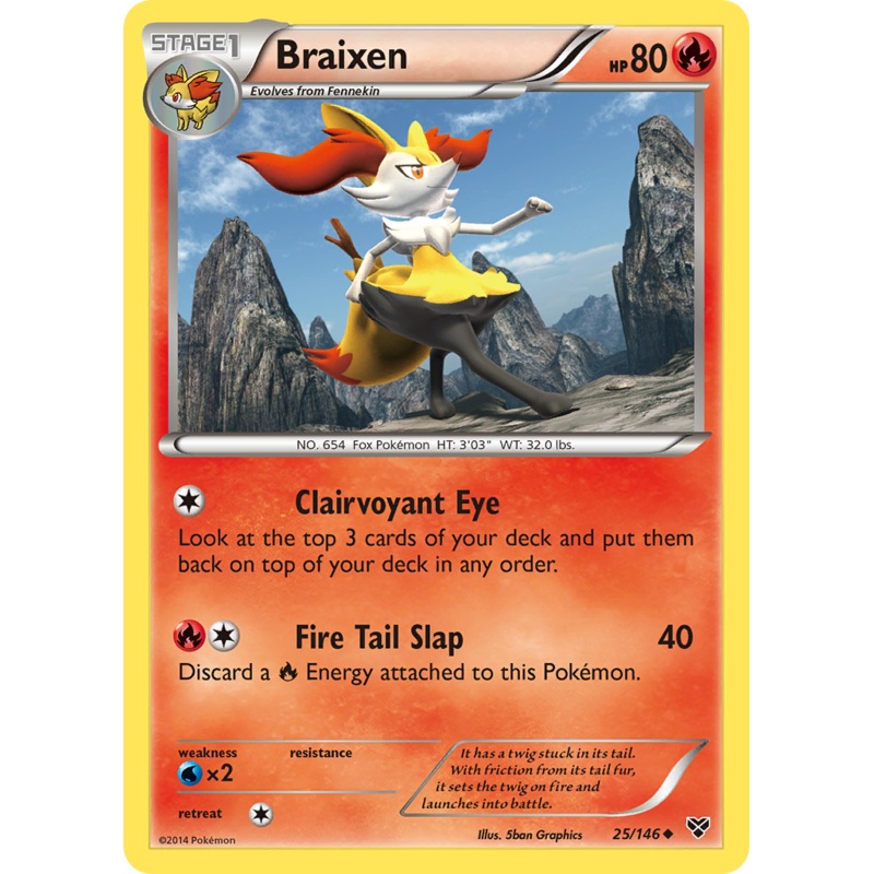 Braixen (25/146) [XY: Base Set]