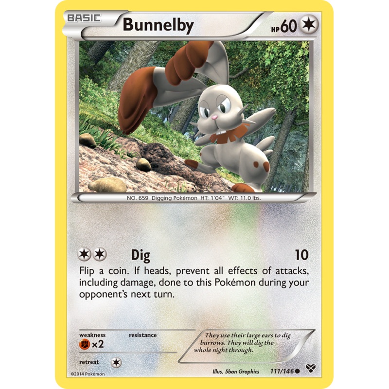 Bunnelby (111/146) [XY: Base Set]