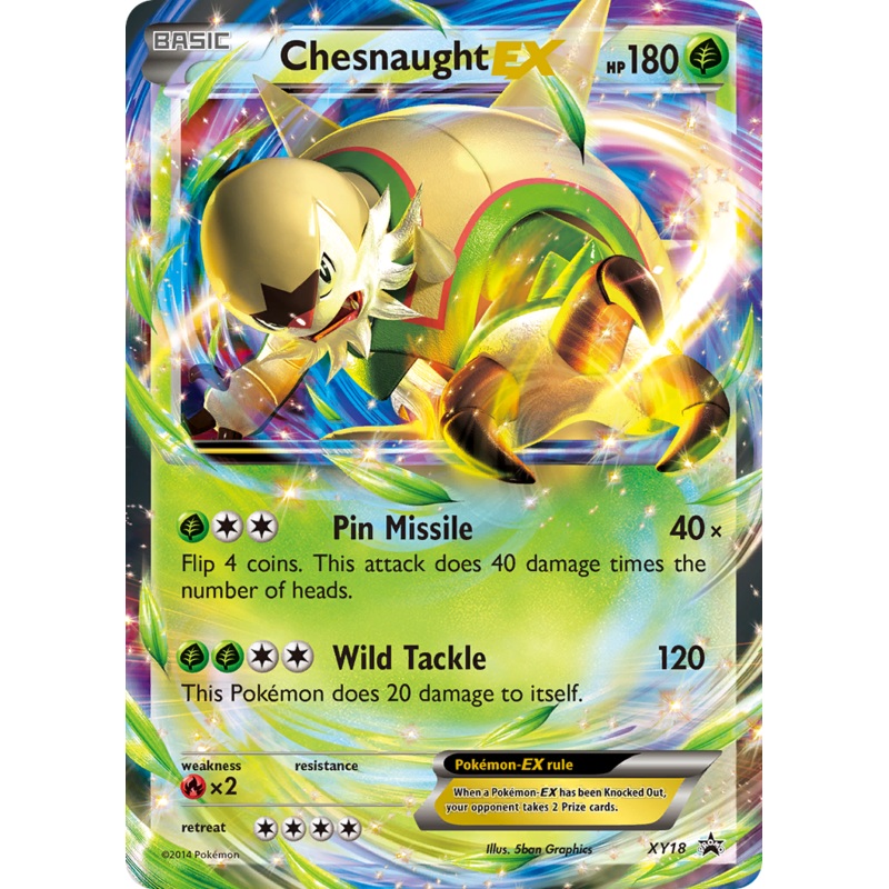 Chesnaught EX (XY18) [XY: Black Star Promos]