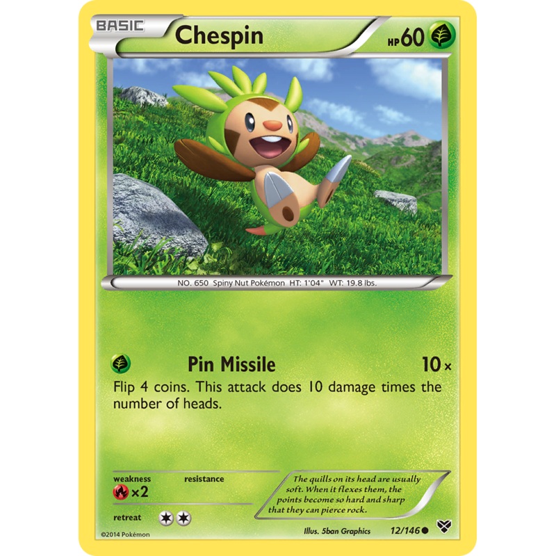 Chespin (12/146) [XY: Base Set]