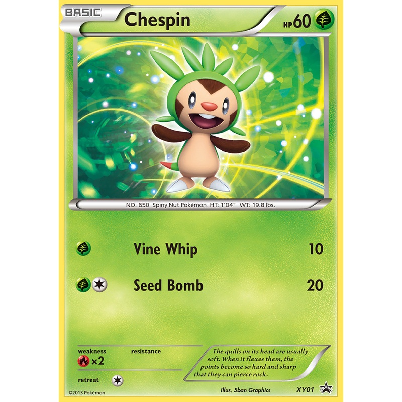Chespin (XY01) [XY: Black Star Promos]