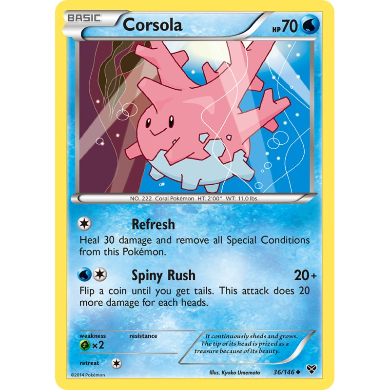 Corsola (36/146) [XY: Base Set]