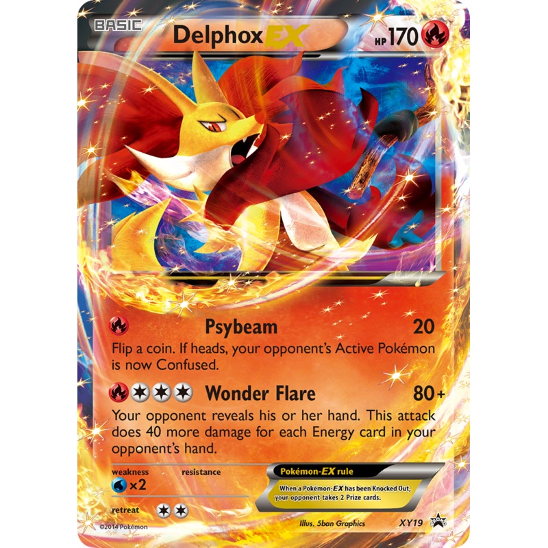 Delphox EX (XY19) [XY: Black Star Promos]