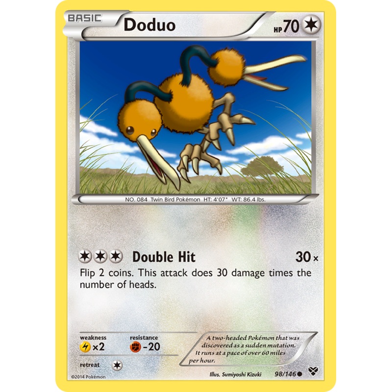 Doduo (98/146) [XY: Base Set]