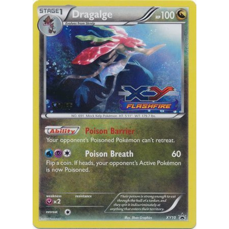 Dragalge (XY10) (Staff) [XY: Black Star Promos]