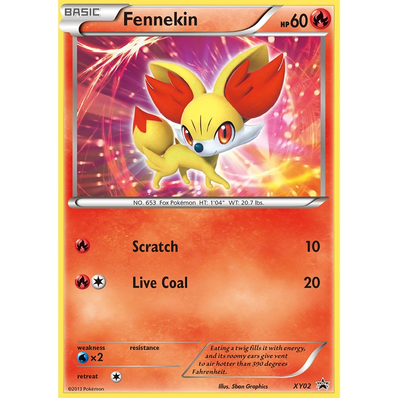 Fennekin (XY02) [XY: Black Star Promos]