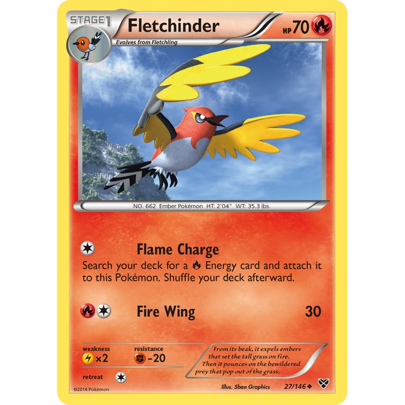 Fletchinder (27/146) [XY: Base Set]