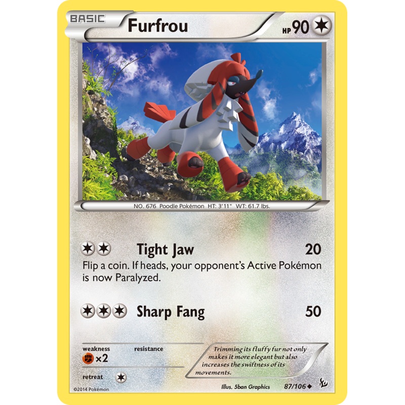 Furfrou (87/106) [XY: Flashfire]