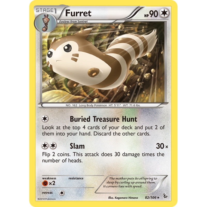 Furret (82/106) [XY: Flashfire]