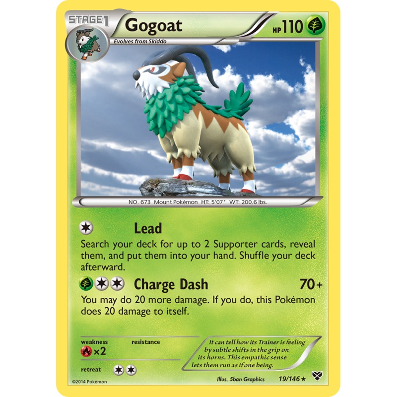 Gogoat (19/146) [XY: Base Set]