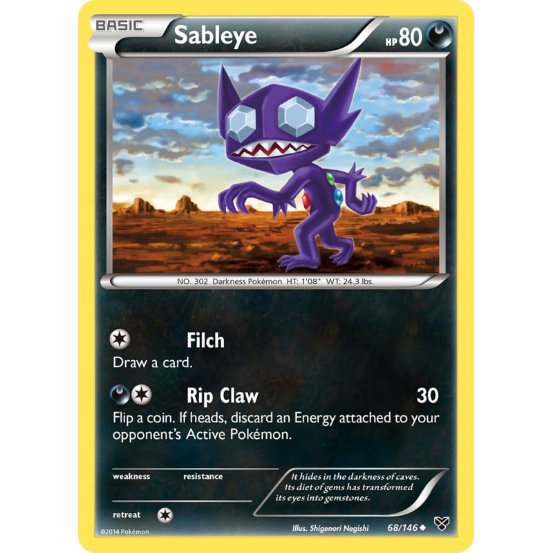 Sableye (68/146) [XY: Base Set]
