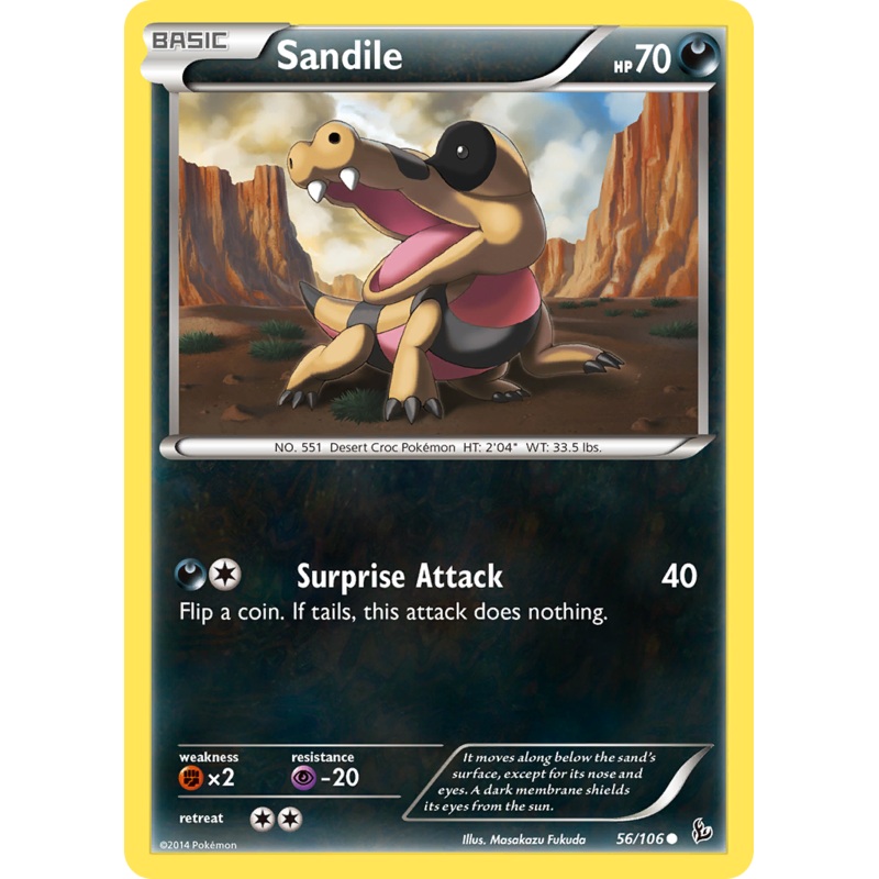 Sandile (56/106) [XY: Flashfire]